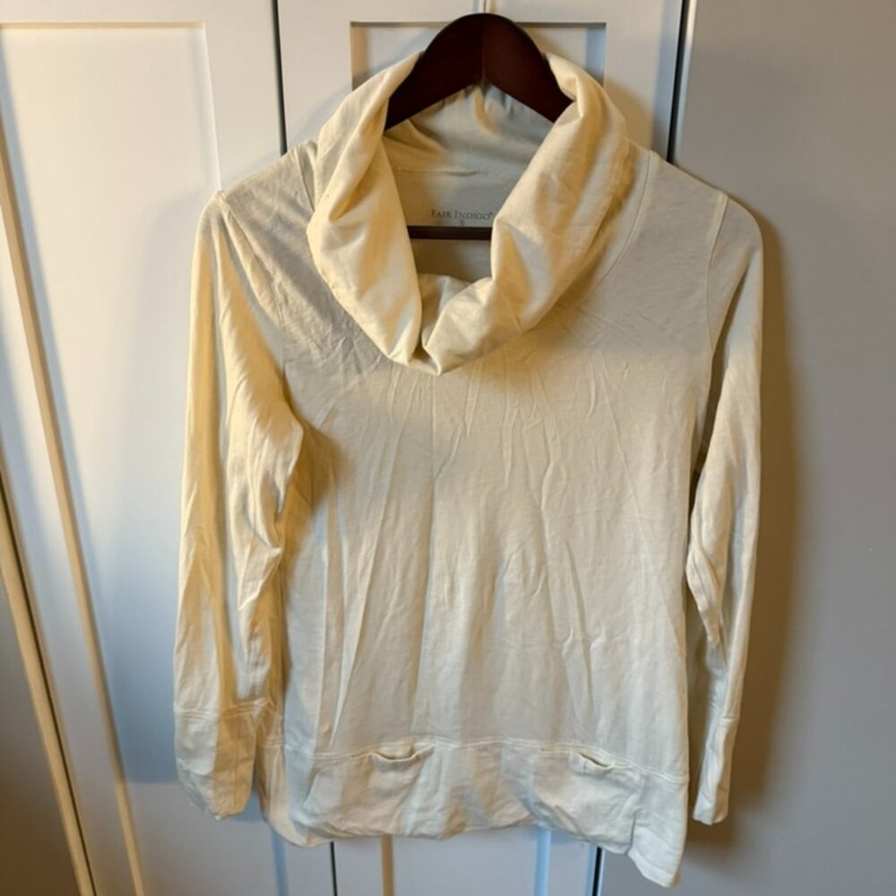 Cowl neck turtleneck - 100% fair trade cotton